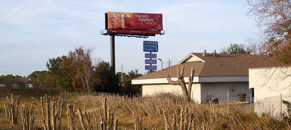 Tree Cutting for Billboard Visibility