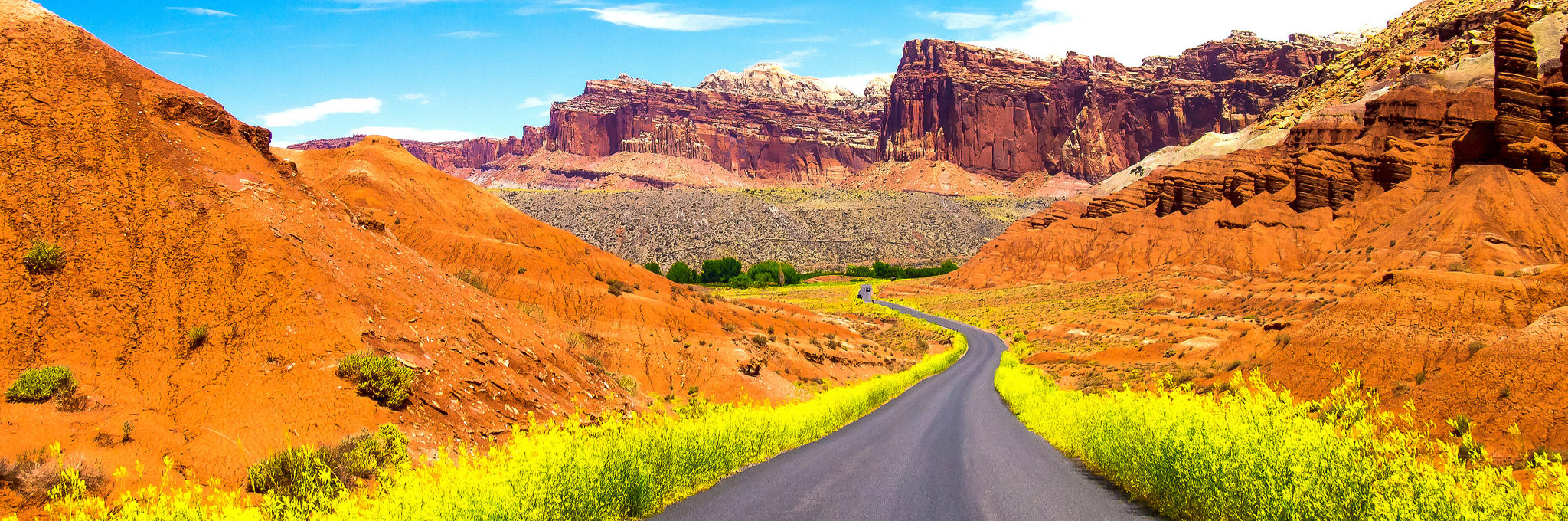 Scenic road in Utah