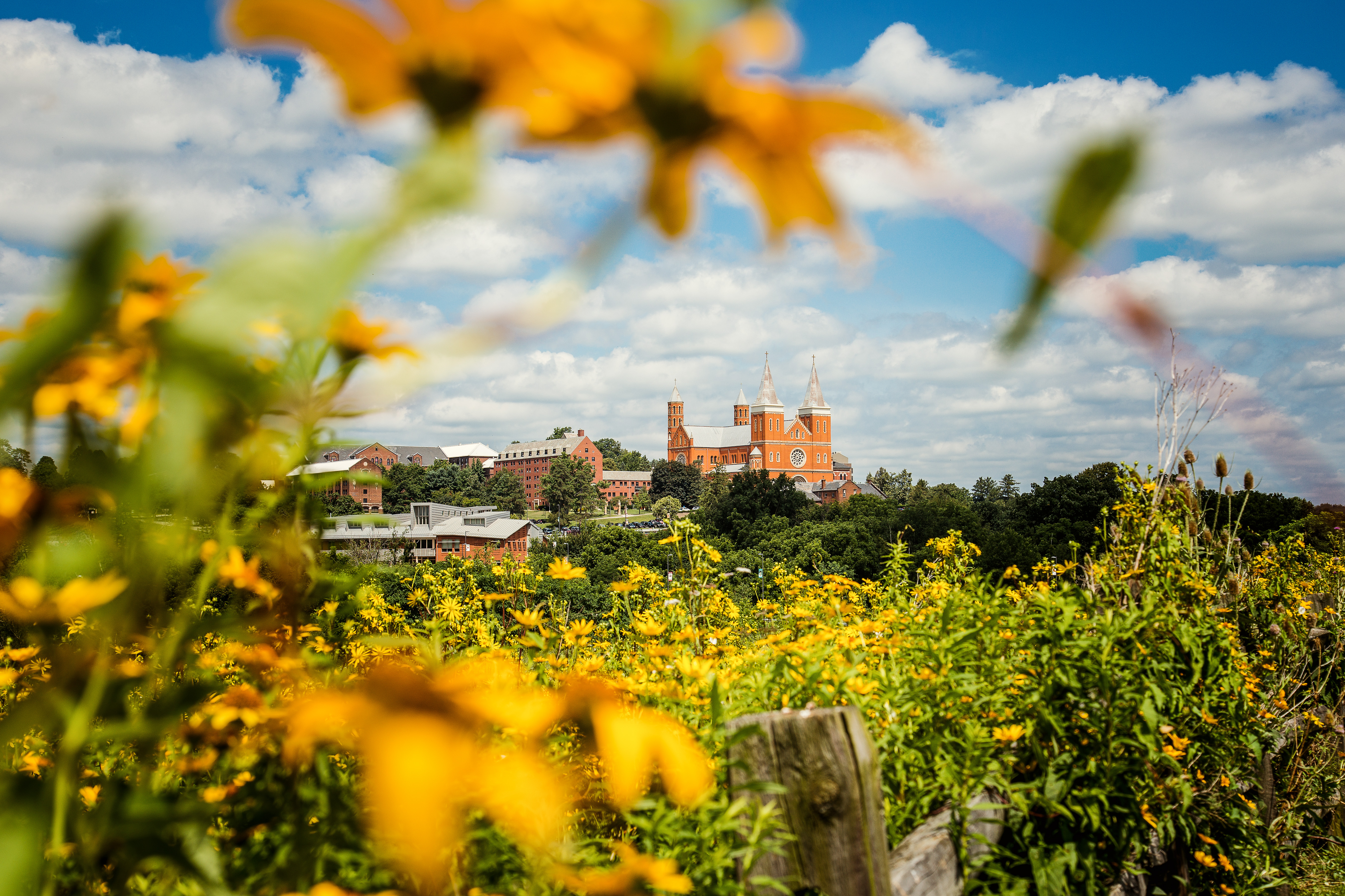 Photo by Alex Byers courtesy Laurel Highlands Visitors Bureau. St Vincent College, Latrobe.