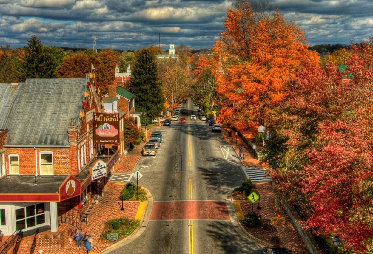 small town street