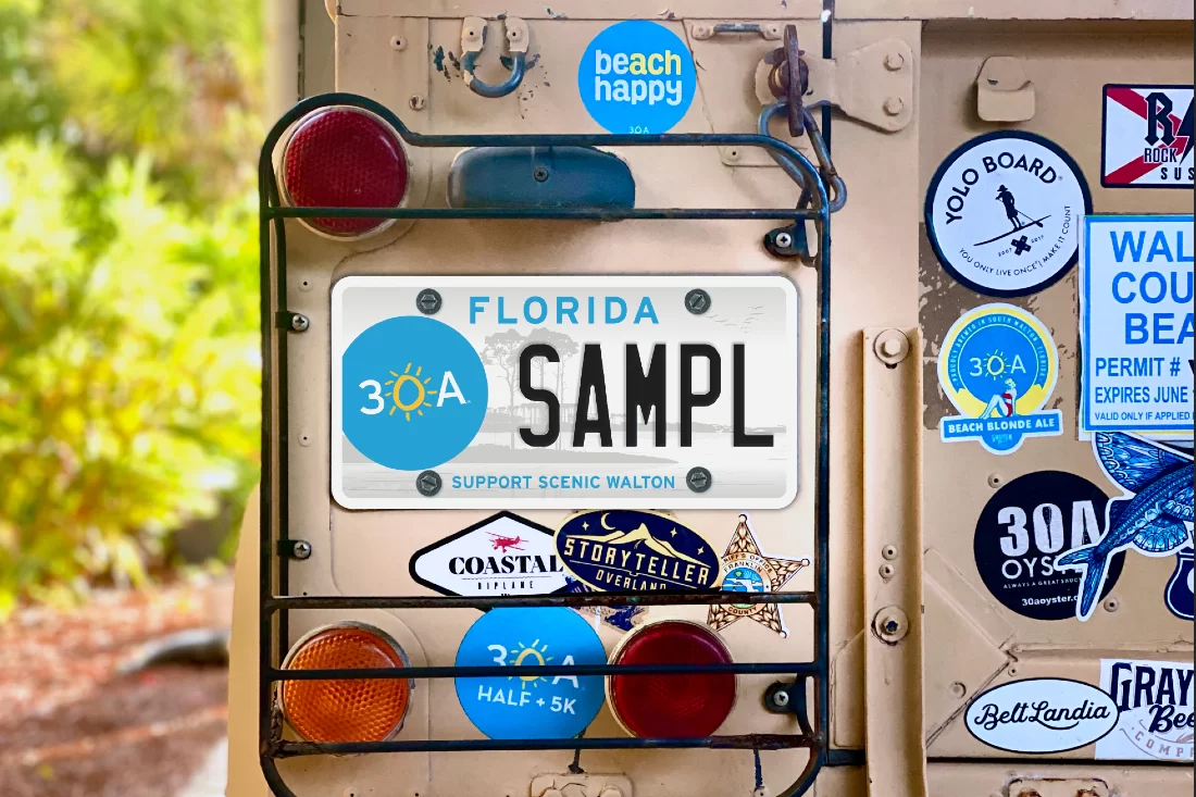 Coming Soon to Florida Roads: Scenic Walton Successfully Funds Specialty License Plate