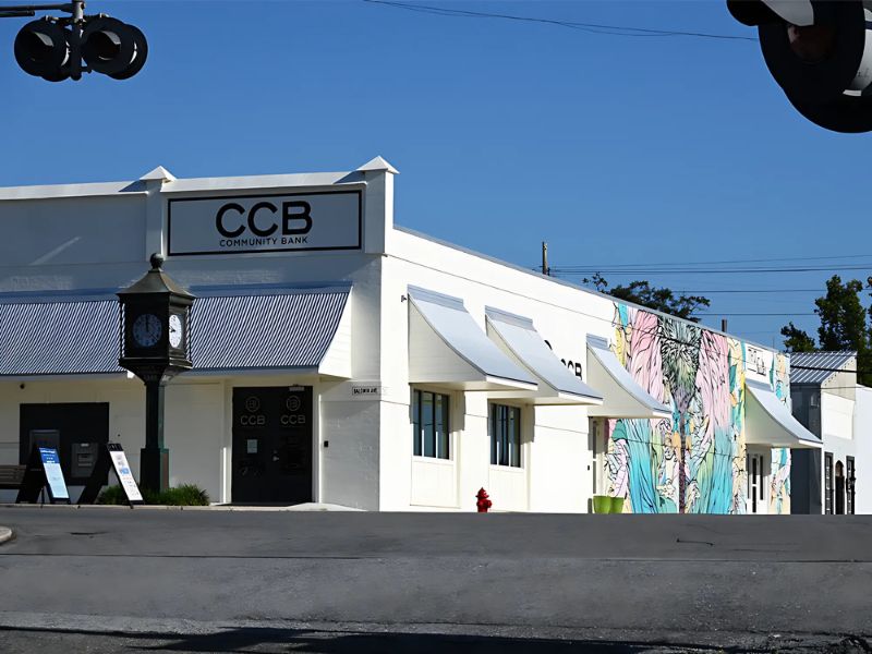 Building showing Mural side