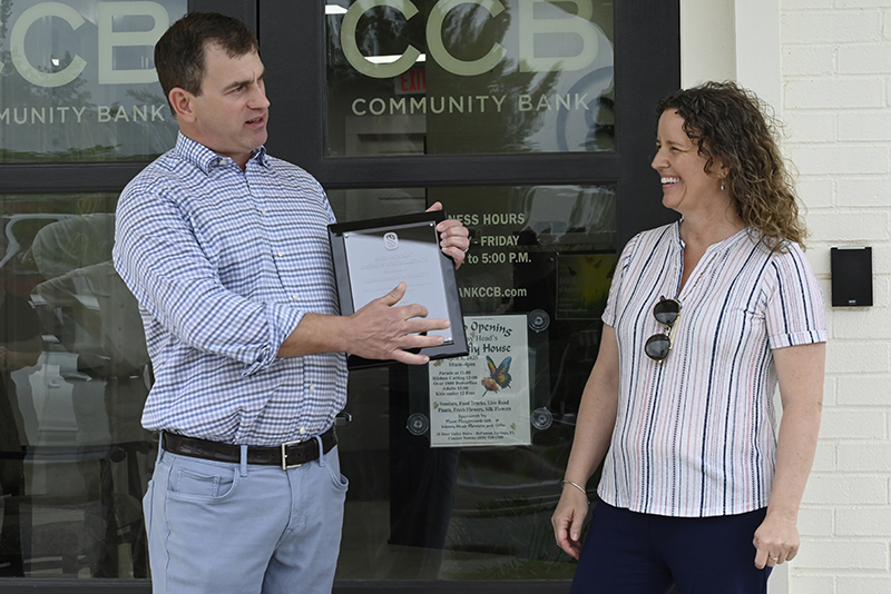 Reynolds Henderson and Executive Director of Scenic Walton Leigh Moore.
